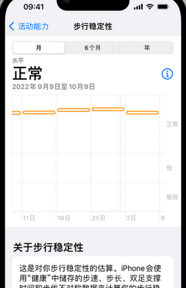 中卫iPhone手机维修如何在iPhone开启'步行稳定性通知'