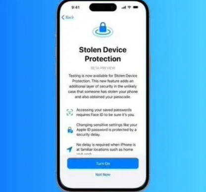中卫苹果授权维修店分享被盗设备保护功能开启方法 