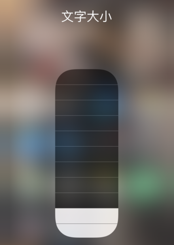 中卫苹果手机维修分享小技巧：在 iPhone 控制中心快速调节字体大小 